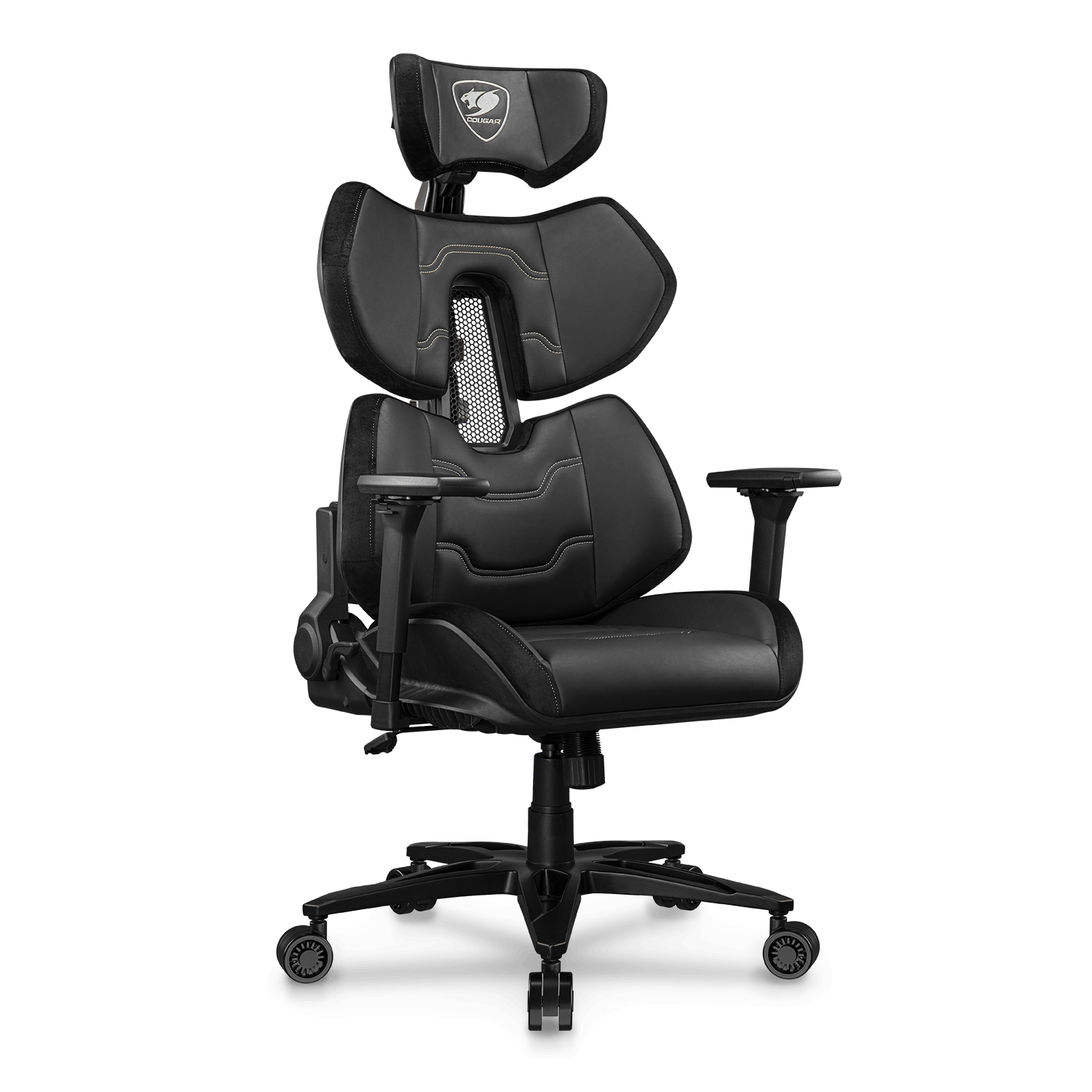 SILLA COUGAR TERMINATOR ELITE BLACK/SILVER ERGONICA SOPORTA 130KG 3MTRESLB.0001