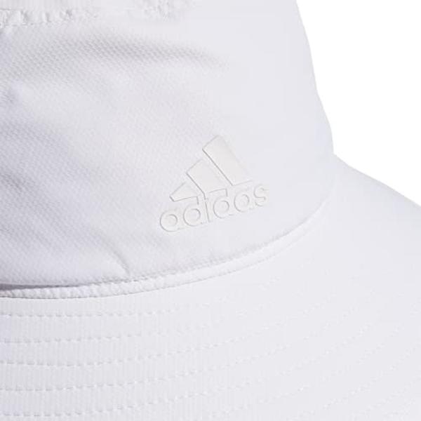 adidas Men's Victory 3 Bucket Hat, White, Small-Medium