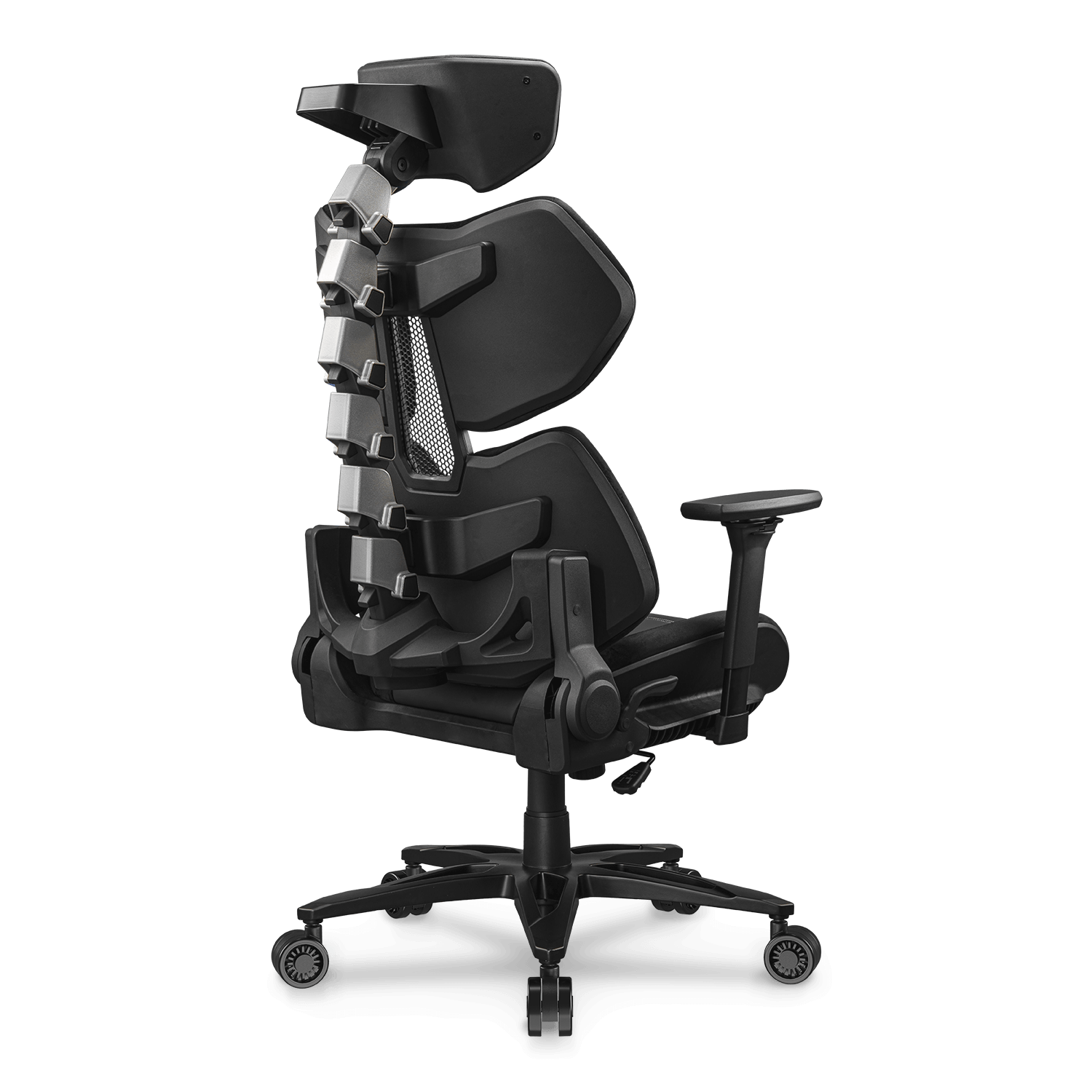 SILLA COUGAR TERMINATOR ELITE BLACK/SILVER ERGONICA SOPORTA 130KG 3MTRESLB.0001