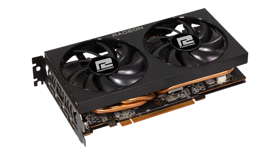 TVIDEO POWER COLOR FIGHTER RADEON RX7600 AMD 8GB GDDR6 HDMI DP RX7600 8G-F
