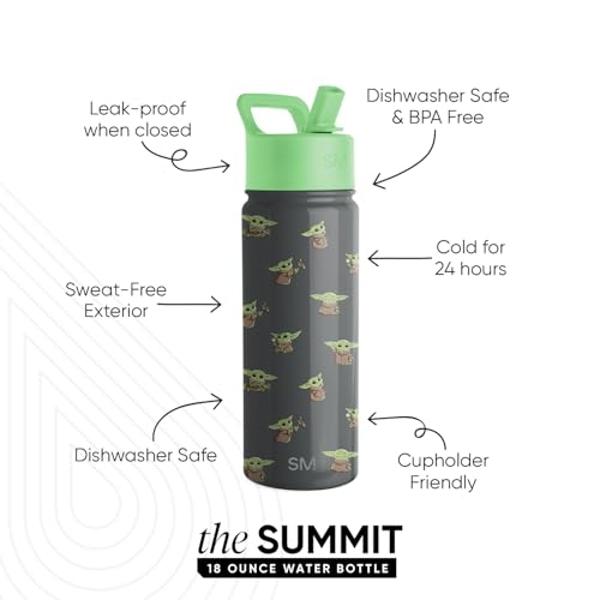 HydroJug Traveler - 32 oz Water Bottle with Handle & Flip Straw - Fits in Cup Holder, Leak Resistant Tumbler-Reusable Insulated Stainless Steel & Rubber Base - Gifts for Women & Me