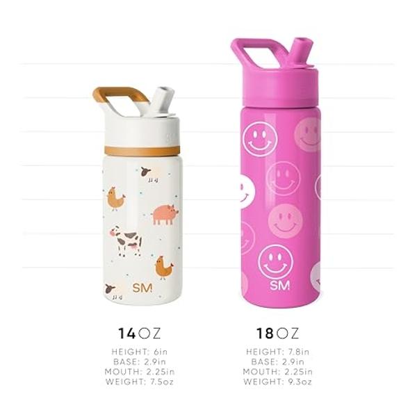 HydroJug Traveler - 32 oz Water Bottle with Handle & Flip Straw - Fits in Cup Holder, Leak Resistant Tumbler-Reusable Insulated Stainless Steel & Rubber Base - Gifts for Women & Me