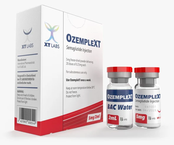 OZEMPLEXT XT Labs 5mg x 2ml Semaglutida Control de Peso y Apetito