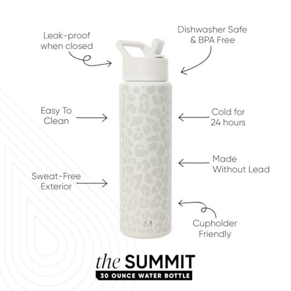 Owala SmoothSip Slider Insulated Stainless Steel Coffee Tumbler, Reusable Iced Coffee Cup, Hot Coffee Travel Mug, BPA Free 12 oz, Tan/White (Vanilla Bean)