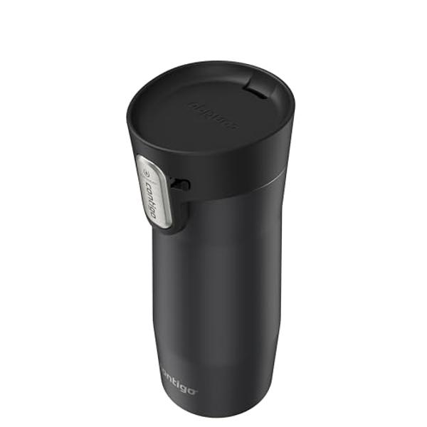 Contigo West Loop 3.0 Thermalock Insulated Travel Mug, 16oz, Matte Black
