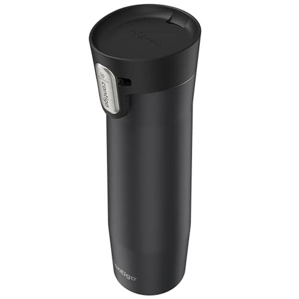 Contigo West Loop 3.0 Thermalock Insulated Travel Mug, 24oz, Matte Black