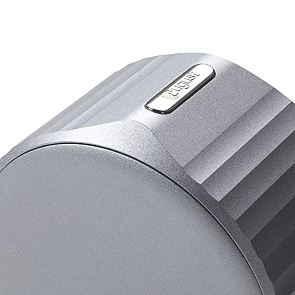 August Home, Silver Wi-Fi Connected Smart Keyless Entry Door Lock, Electronic Door Lock Fits Your Existing Deadbolt in Minutes, ‎ ‎AUG-SL05-M01-S01