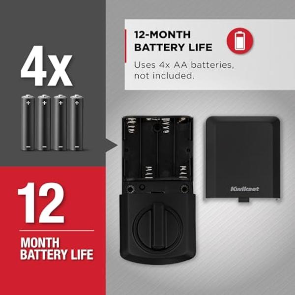 August Home, Silver Wi-Fi Connected Smart Keyless Entry Door Lock, Electronic Door Lock Fits Your Existing Deadbolt in Minutes, ‎ ‎AUG-SL05-M01-S01