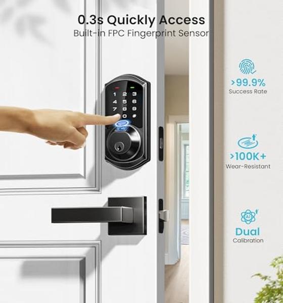 Kwikset SmartCode 260 Keyless Entry Electronic Keypad Deadbolt Door Lock with Auto-Lock, Custom User Codes, Advanced Security in Satin Nickel Traditional