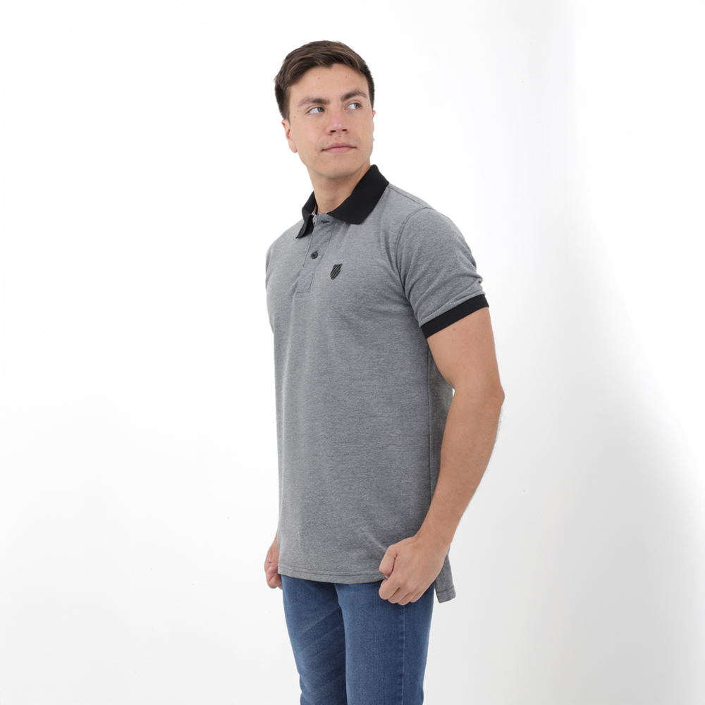 Playera Polo manga corta K-SWISS, para hombre