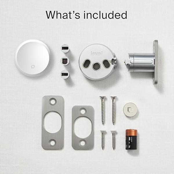 Level Bolt (Wi-Fi) Smart Deadbolt - Make Your Lock Smart & Keep Existing Hardware and Keys - Lock/Unlock from Anywhere - Level App for iOS & Android - Works with Apple Home, Alexa 