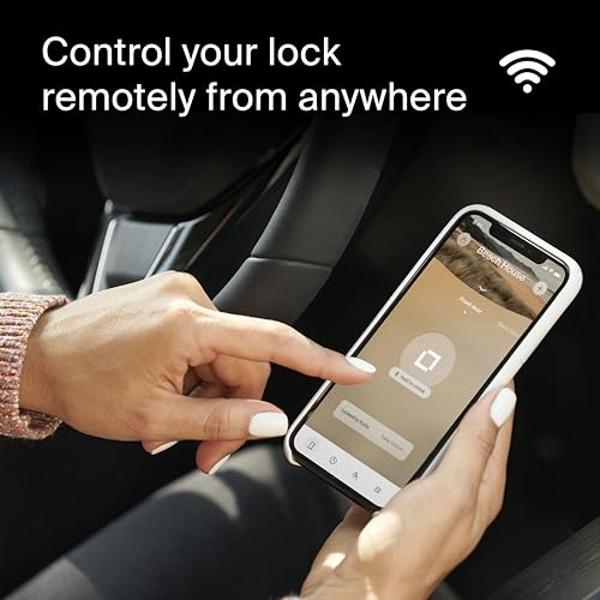 Level Bolt (Wi-Fi) Smart Deadbolt - Make Your Lock Smart & Keep Existing Hardware and Keys - Lock/Unlock from Anywhere - Level App for iOS & Android - Works with Apple Home, Alexa 