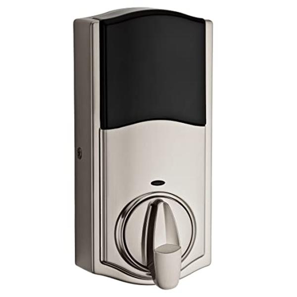 Kwikset SmartCode 916 Z-Wave Smart Lock, Keyless Entry Ring Compatible Door Lock, Touchscreen Electronic Deadbolt, SmartKey Re-Key Security, Smart Hub Required, Traditional Satin N
