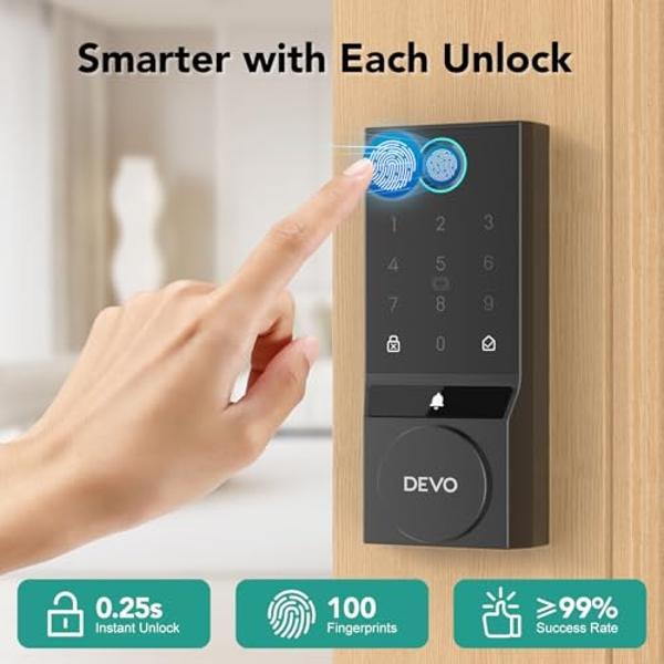 Level Bolt (Wi-Fi) Smart Deadbolt - Make Your Lock Smart & Keep Existing Hardware and Keys - Lock/Unlock from Anywhere - Level App for iOS & Android - Works with Apple Home, Alexa 