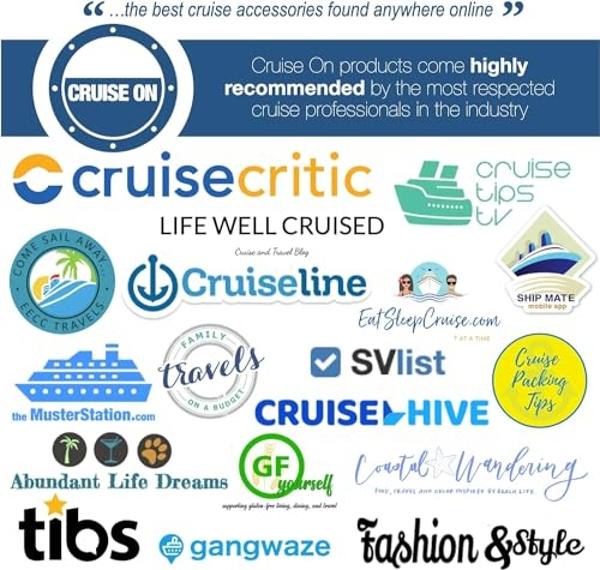 Cruise Approved Power Strip Foldable, Non Surge Protector Travel Power Strip, 2 USB-C, 2 USB, 3 AC Outlet Plugs - Cruise Essentials for Carnival, Celebrity, Princess & Major Lines 
