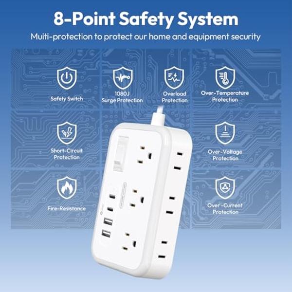 Yamiry Smart Door Lock, Biometric Fingerprint, Keyless Entry, App Control, 6 Ways to Unlock, DIY Installation (Silver)