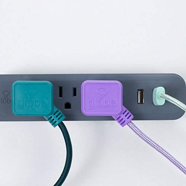 NTONPOWER Surge Protector Power Strip with 6 Outlets 4 USB Charging Station(2 USB C Port), 5 Ft Flat Plug Extension Cord, Outlet Extender for Indoor, Home, Office Supplies, Dorm Ro
