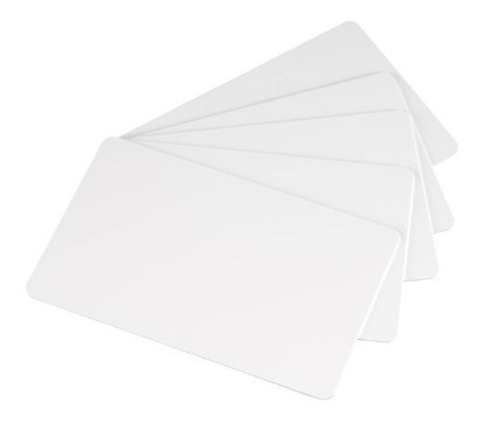 PAQUETE DE TARJETAS PVC BADGY BLANCAS 100 PIEZAS PARA IMPRESORAS BADGY EVOLIS 100 200 CBGC0020W