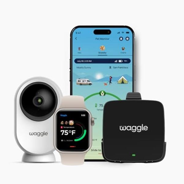 Waggle RV/Pet Safety Temperature Monitor - Lite | 4G LTE | Instant Power Outage/Temp/Humidity Alerts for RVers & Home