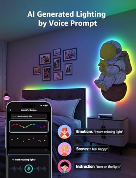 Philips Hue Indoor 33 Ft Smart LED Solo lightstrip Base Kit - 1 Pack - Control with Hue App - Compatible with Alexa, Google Assistant and Apple HomeKit