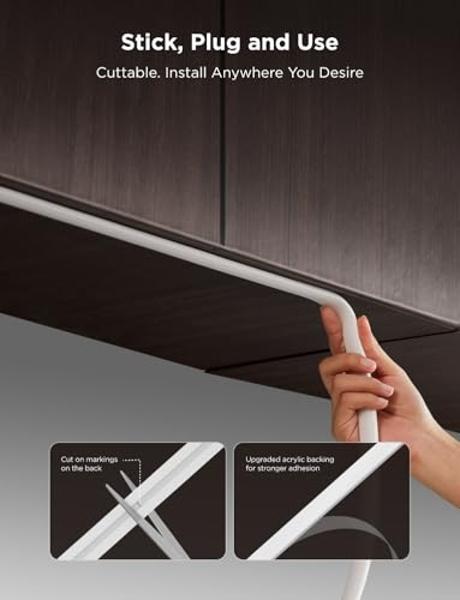 Govee TV Backlight 3 Lite with Fish-Eye Correction Function Sync to 75-85 Inch TVs, 16.4ft RGBICW Wi-Fi LED Strip Lights with Camera, 4 Colors in 1 Lamp Bead, Voice and APP Control