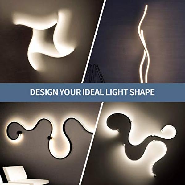 WiZ Smart Flex Strip – 16.4 ft, 16 Million Colors + Shades of White, Dynamic Light Scenes, Connects to Your Wi-Fi, Voice/App Control, Works with Google Home, Alexa and HomeKit​