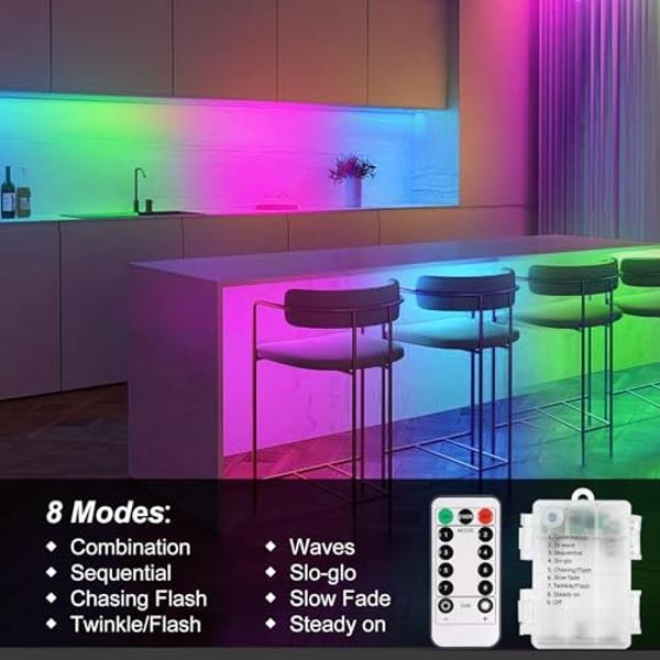 Govee RGBIC Strip Light 2 Pro with Matter, 32.8ft Wi-Fi LED Lights for Bedroom, Cabinet, Party, TV and Gaming Desk, Smart Led Strip Lights Compatible with Alexa and Google Assistan