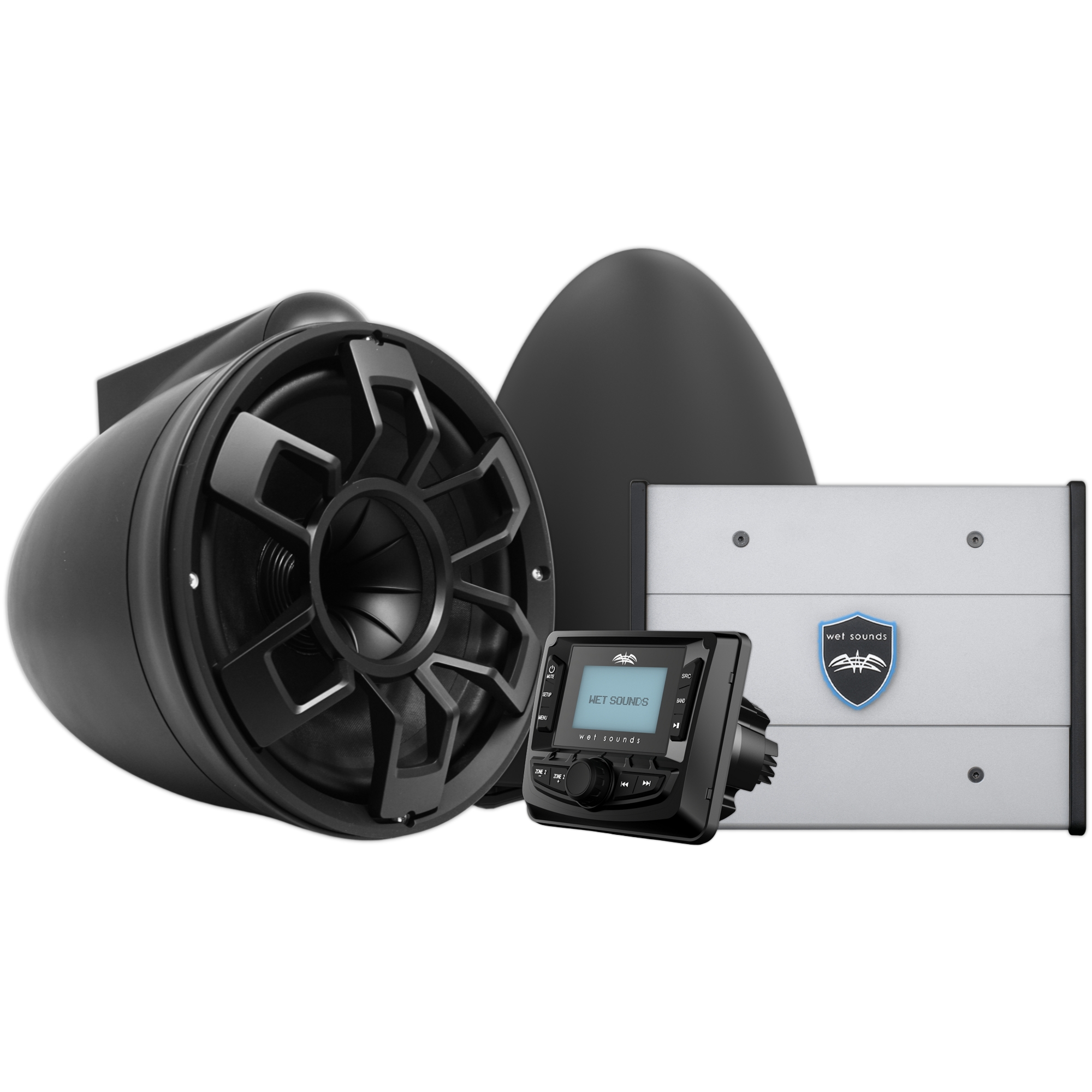 Paquete Bocinas Audio Marino UTV Wet Sounds RZR Canam X3