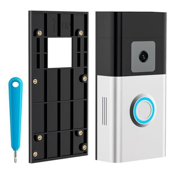 PHILIPS Security Video Doorbell Camera Wireless (Chime Included), No Monthly Fee, Dual Cameras 2K FHD with Motion Detection, 2-Way Audio, Supports Alexa & Google Assistant, Battery