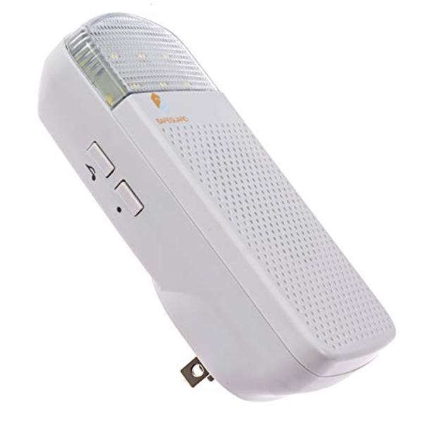 Safeguard Supply Wireless Doorbell Kit- 1000' Range Plug In Doorbell Ideal As Hearing Impaired Doorbell & Deaf Doorbell - Available 95dB Volume Setting & Attention Grabbing Flashin