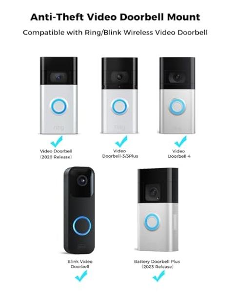 Wireless Doorbell,Plug in Doorbell Wireless Cordless at Range of 500ft with 39 Doorbell Chimes,5Levels Volume Adjust&LED Indicator,Doorbell Easily Install at Home & Apartment,Villa