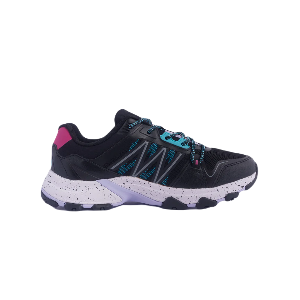 Tenis Fila Sonovo 2 Negro Azul  Running Mujer 5jm01928-964