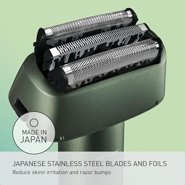 Braun Series 8 Electric Razor for Men, with 4+1 Shaving Elements & Precision Long Hair Trimmer, Close & Gentle Even on Dense Beards, Wet & Dry Electric Razor with 60min Runtime, 85