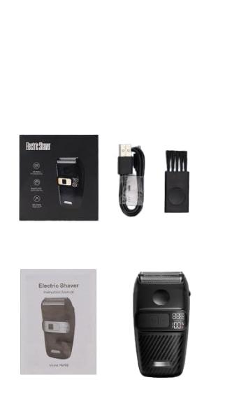 Foil Shaver Foil shavers for Men Electric Shaver Head Shavers for Bald Men Waterproof Trimmer Electric Razor for Head Face Barber Men's Shaving Machine Cordless Portable Rechargeab