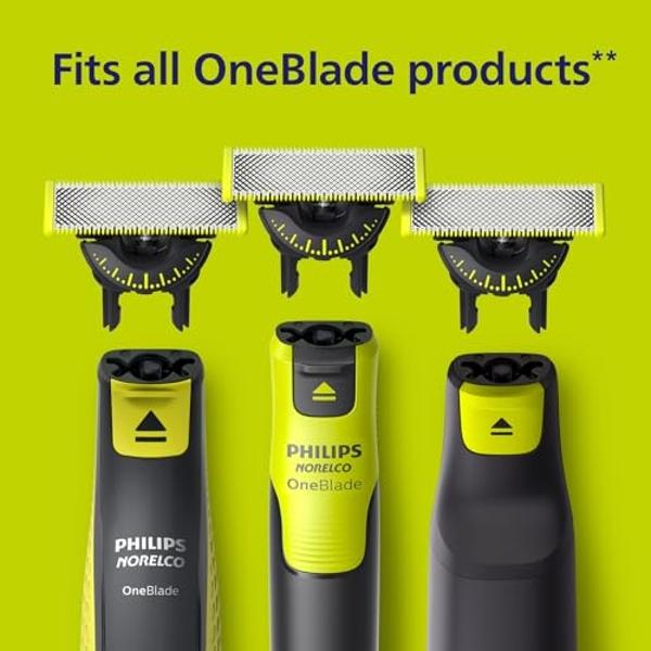 Philips Norelco OneBlade Pro 360 Face + Body, Electric Shaver, Beard Trimmer and Body Groomer, with 360 Blade Technology, 14-Length Precision Comb, Body Kit, Soft Pouch, Model QP65