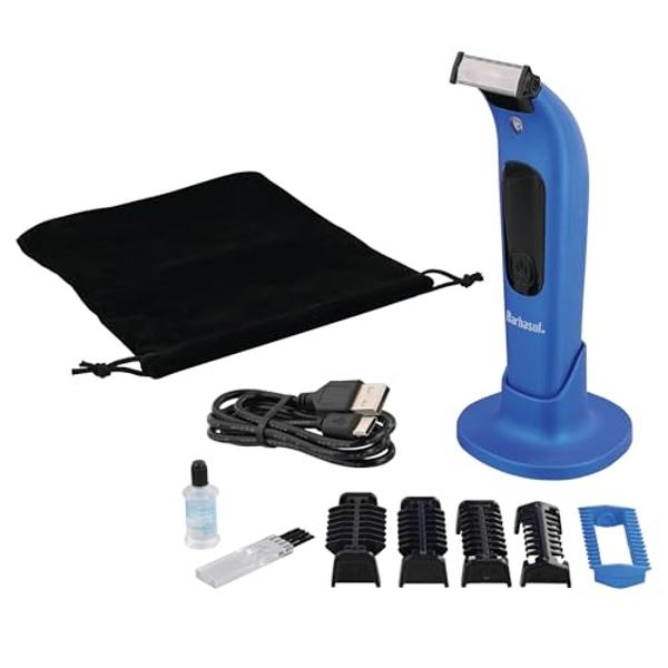 Braun Series 6 6040cs Electric Shaver with Charging Stand, Precision Trimmer, Wet & Dry, Rechargeable, Cordless Foil Shaver, Blue