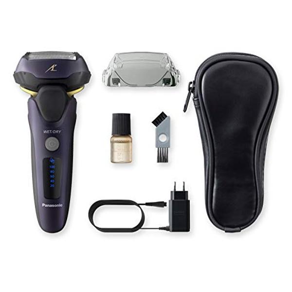 Braun Series 6 6040cs Electric Shaver with Charging Stand, Precision Trimmer, Wet & Dry, Rechargeable, Cordless Foil Shaver, Blue