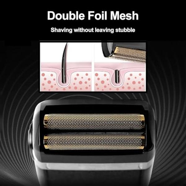 Remington F4 Style Series Foil Shaver for Men, Flexing Blades for Close and Comfortable Shave, Cordless Electric Rechargeable Razor.