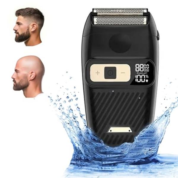 Foil Shaver Foil shavers for Men Electric Shaver Head Shavers for Bald Men Waterproof Trimmer Electric Razor for Head Face Barber Men's Shaving Machine Cordless Portable Rechargeab