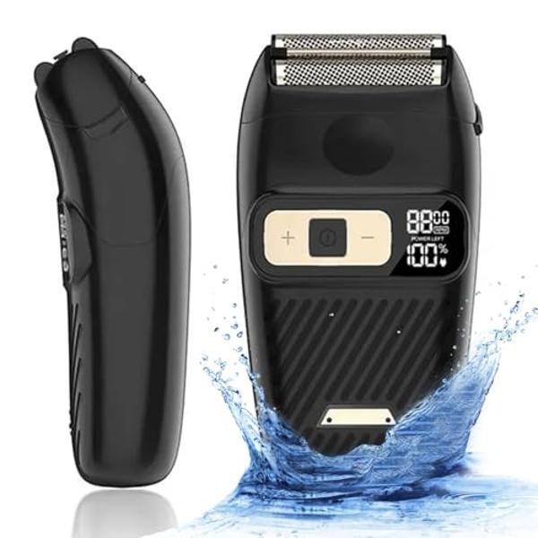 Foil Shaver Foil shavers for Men Electric Shaver Head Shavers for Bald Men Waterproof Trimmer Electric Razor for Head Face Barber Men's Shaving Machine Cordless Portable Rechargeab
