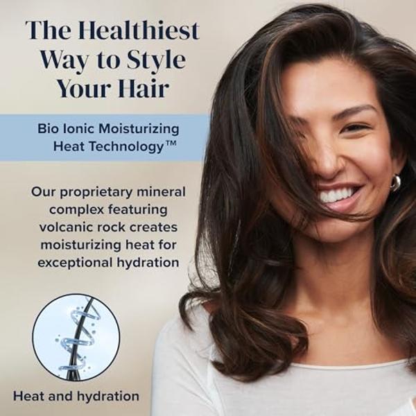 Bio Ionic 10X UltraLight Speed Hair Dryer, Blow Dryer with Adjustable Heat & Speed, Professional Hair Styling Tool for Fast, Frizz-Free Hairstyles, 1800W EcoDrive Brushless Motor