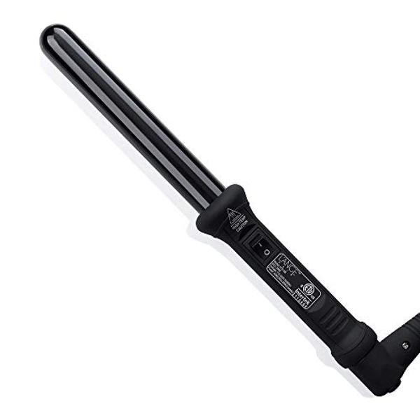 L'ANGE HAIR Ondulé Ceramic Curling Wand | Professional Hot Tools Curling Iron 1 Inch | Salon Hair Styling Wands for Beach Waves | Best Hair Curler Wand for Frizz-Free, Lasting Curl