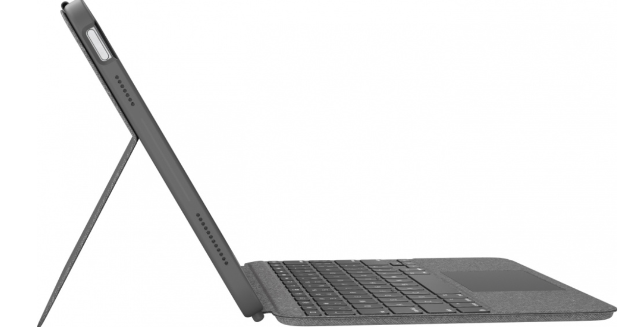 Logitech Funda Combo Touch con Teclado para iPad 10th Gen 10.5", Gris. 
