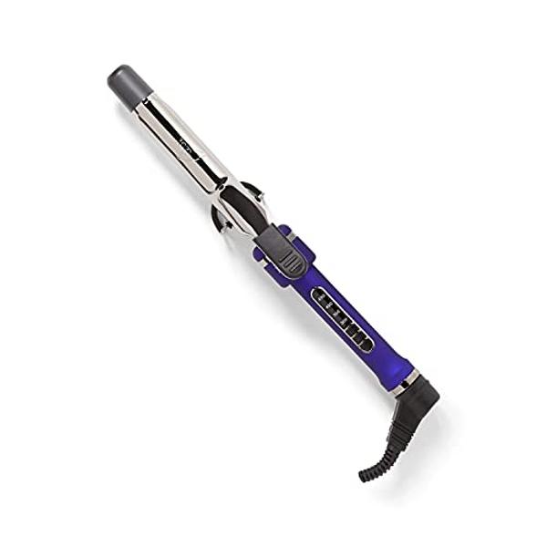 Waver Curling Iron Wand - BESTOPE PRO 5 in 1 Curling Wand Set with 3 Barrel Hair Crimper for Women, Fast Heating Crimper Wand Curler in All Hair Type, Women Gifts - Leather Pink