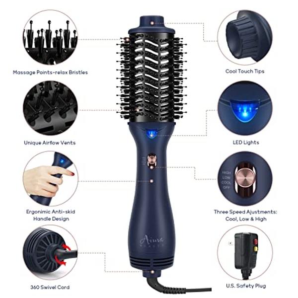 L'ANGE HAIR Le Curl Titanium Curling Wand | Professional Curling Iron for All Hair Types | Clip Free Hair Curler | Best Curling Wand for Relaxed Curls & Beach Waves | Black 1.25” (