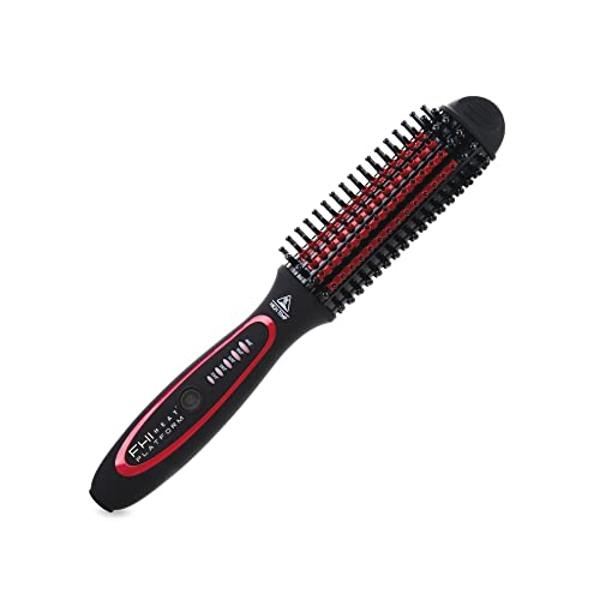 FHI Heat Stylus Thermal Styling Brush — Multi-Functional Thermal Brush for Smoothing, Volumizing, Curling, Flipping — Thermal Round Brush w/Tourmaline Ceramic for Frizz-Free, Smoot