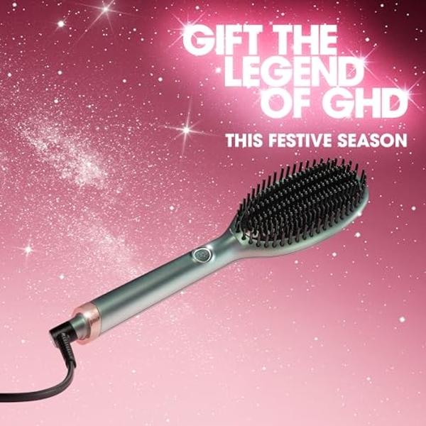 ghd Smoothing Hot Brush Gift Set in Alluring Jade