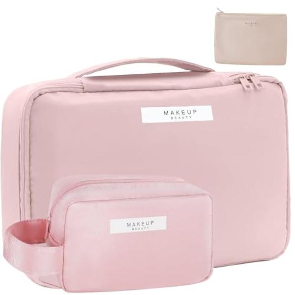 YOOLIFE Birthday Gifts for Women Teen Girls - Birthday Gifts Idea for Friend Female | Cute Blue Makeup Bag Pouch Cosmetic Bag Travel Toiletry Bag for Her Mom Girlfriend Wife Brides