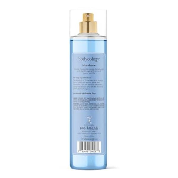 Bodycology Long-Lasting Fragrance Body Mist, Blue Denim, 8 fl oz
