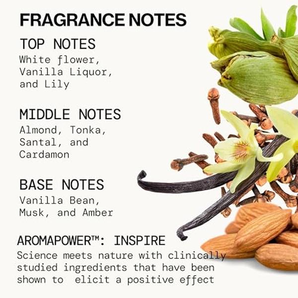 Pacifica Silver Moon Vanilla Almond Spice Perfume – Warm Gourmand Clean Fragrance for Women, 2 fl oz (Vegan & Cruelty-Free)